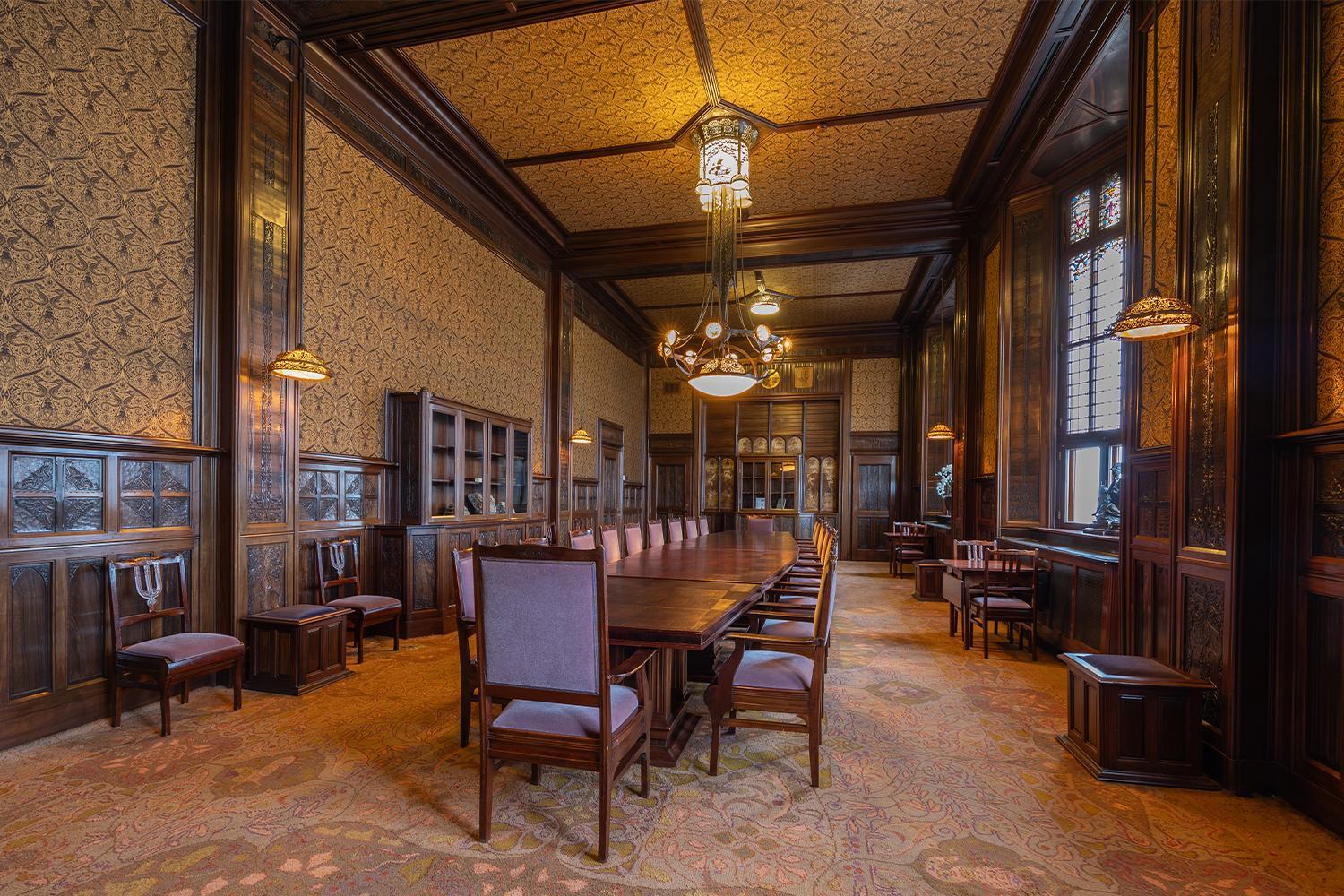 Grand Hotel Amrath Amszterdam Kültér fotó The library